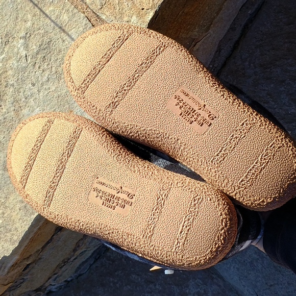 Dearfoams Plaid Slippers Size 5/6 NWT Machine Washable Indoor/Outdoor - Picture 3 of 6